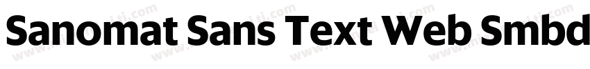 Sanomat Sans Text Web Smbd字体转换